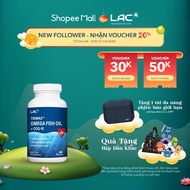 LAC Trimax Omega Fish Oil + CoQ-10 cardiovascular support omega supplement pills (60 pills)