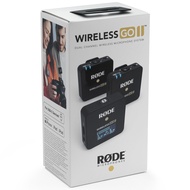 RODE Wireless GO Ii/ 2-ช่องขนาดกะทัดรัด2.4 GHz ไมโครโฟนไร้สายระบบ/อุปกรณ์บันทึกไมโครโฟน GO2