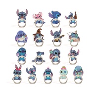 Disney Stitch new acrylic mobile phone ring holder rotatable grip cartoon mobile phone holder mobile phone accessories