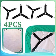 4pcs Bed Sheet Lock Holder Bed Sheet Corner Fastener Mattress Corner Hook Bed Sheet