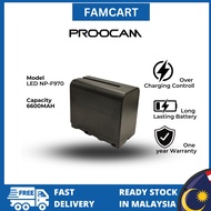 🔥READY STOCK🔥Proocam Battery LED NP-F970 F960 F970 Battery ED video lights, monitors