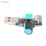 Winu USB Fan Speed Controller Adjust Wind Volume with Stepless Governor Speed Controller Stepless Go