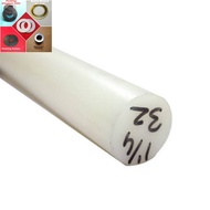 Nylon PE Rod 12mm x 100cm) Nylon Rod Polyethylene