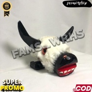 Mini White Feather Bull Children's Bull Wooden Material White Feather Variation Af 1