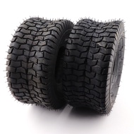 2pcs 6 inch tubeless tires 15X6.00-6 vacuum Tyre for Go Kart Lawn Mower Snow Plow Airport Ground Vehicle Lawn tool cart