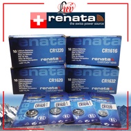 Renata SWISS Cell CR1220 CR1616 CR1625 CR1632 1PCS Button / Coin Cell Lithium Battery 3V