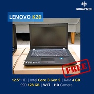 (Terlaris) Laptop Lenovo K20/Core i3 Gen 5/RAM 4GB/SSD 120 GB