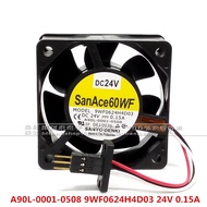 HB New A90L-0001-0508 9WF0624H4D03 24V 6cm 6025 FANUC system fan with original three-pin plug