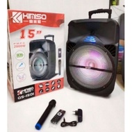 kimiso original KIMISO QS-1501 15 inch Bluetooth Speaker Wireless Karaoke Party Portable Speaker Big
