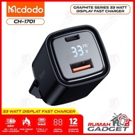 Charger - Mcdodo - 33W Digital Display Charger Adapter - Dual USB Port