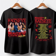Retro Katseye The Beautiful Chaos Tour T-shirt Katseye Kpop Tee Katseye Gnarly Gabriela Shirt Katsey