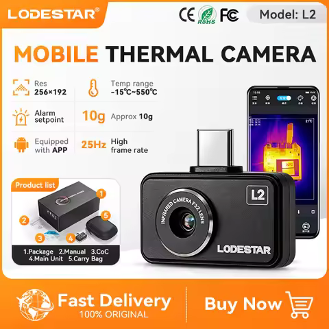 LODESTAR L2 Android Phone Thermal Imager 256×192 IR Resolution Compact Mobile Thermal Camera Substit