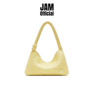 JAM | MUVA - Wovyn - กระเป๋าสะพายข้าง หนังสังเคราะห์ ดีเทลถัก