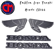 Honda Cb100 K2 Tank Logo Emblem Honda Cb Glatik Tank Emblem