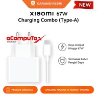 XIAOMI CHARGER 67W TYPE-A 67W FAST CHARGING COMBO + CABLE - OFFICIAL WARRANTY