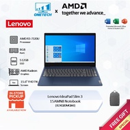 Lenovo IdeaPad Slim 3 15AMN8 82XQ00MQMJ / 82XQ00MPMJ  Notebook (15.6" FHD IPS/R3-7320U/8GB/512GB SSD