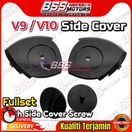 BKP V9 Helmet Side Cover Fullset Base Bracket Visor Lock Screw Side Cover Repair Full Set Helmet BKP