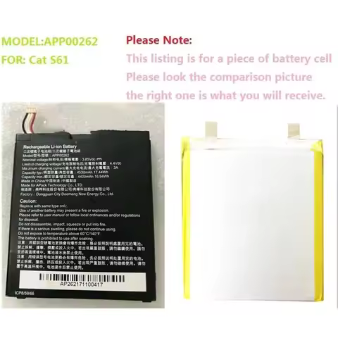 100%new S61 For Caterpillar Cat S61 battery APP00262