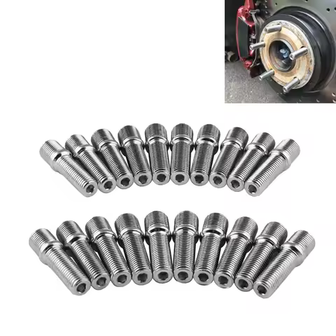 1 Piece Extended Wheel Studs Conversion Tall Lug Bolts Screw Adapter Kit High Quality (M12x1.25,M12x