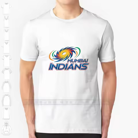 Ipl Mumbai Indians 100% Cotton T Shirt Indian India National Cricket Team Twenty20 Dhoni Rajasthan R