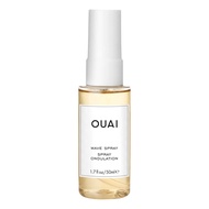 OUAI Wave Spray Travel Size - Coconut Oil & Rice Protein Texturizing Mist for Beach Waves, Volume & 