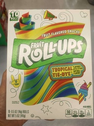 Betty fruit Roll Ups Tropical Flavored 141g.ขนมหวานชนิดแผ่นกลิ่นทรอปิคอล 141 กรัม