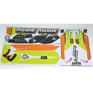 YAMAHA Y15ZR V1 V2 COVER SET STICKER STRIPE (50) 2022 MOTO GP MOONEY VR46 RACING TEAM LIVERY MONSTER