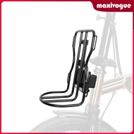 [MaxivogueMY] Bike Front Rack Carrier Accessories Multipurpose Luggage Touring Carrier Rack Commutin