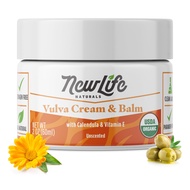 Certified Organic Vulva Cream with Calendula & Vitamin E | Menopause Support and Vaginal Moisturizer