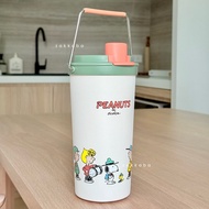 Snapware X peanut Snoopy/800ml stainless steel insulated tumbler/insulated Tumbler