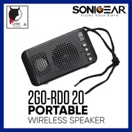 Audiobox 2GO RDO 20 Bluetooth 5.0 Portable TWS Speaker with Solar Charging FM Micro-SD USB