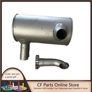 For KOMATSU Excavator PC200-8 PC200LC-8 PC210-8K PC240-8LK Engine SAA6D107E Muffler 6754-11-5340