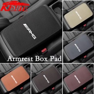 Car Armrest Cushion Car Center Armrest Cover Plush Four Seasons Car Accessories Interior For Mercede