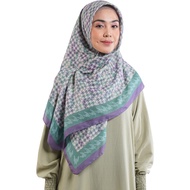 Elzatta Hijab Kerudung Jilbab Segiempat Segi empat Scarf Motif Premium Obelia Series