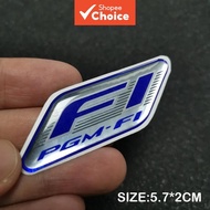 New ESP FI Blue Core Resin Sticker Logo - Compatible with Click, Beat, ADV, PCX, Mio 125/150/160 Mot