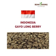 Unroasted Gayo Long Berry Specialty Arabica Raw Coffee Bean I 400g