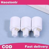 haostontr 3Pcs 4 Pin Conductive G24 To E26/E27 Soet Adapter G24Q Lamp Base Adapter G24Q To Medium Li