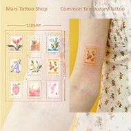 【Mars Tattoo】Common Tattoo, Colored Tattoo, Long Lasting,Temporary Tattoo Sticker, Fake Tattoo, Stam