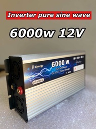 อินเวอร์เตอร์ Inverter pure sine wave 6000w 12/24/48v to 220v คลื่นเพียวซายแท้ อินเวอร์เตอร์ พร้อมส่