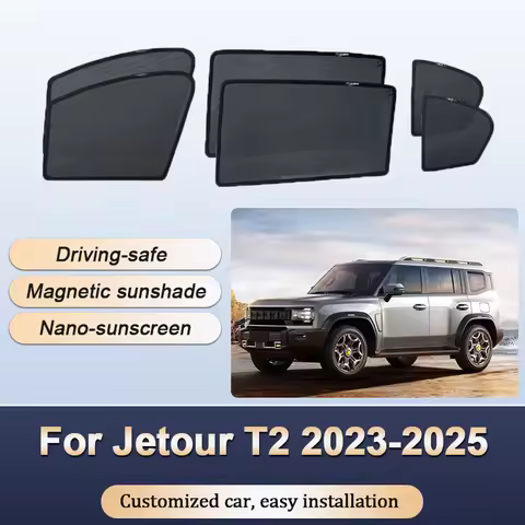 Sun Shades For Jetour T2 2023-2025 Traveller Shanhai T2 ICH-X K3 Sunshade Magnetic Privacy Protectio