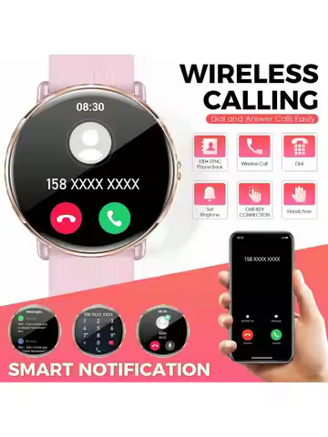 EIGIIS Elegant Smart Watch For Women With 1.43" AMOLED Screen, Bluetooth Calling, 100+ Sports Modes,