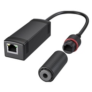 [fastour]IEEE 802.3 Af/At Waterproof Gigabit 48V to 24V PoE Converter 100/1000Mbps PoE to 24V Adapte