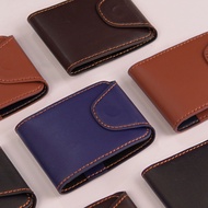 Genuine cowhide men's lotus wallet/New model V1 cowhide mini men's wallet with strong magnet