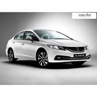 Honda Civic FB 2012 - 2016 Door Visor / Mugen Door Visor / Stainless Steel Lining