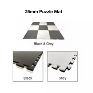6 PIECE X 25MM PUZZLE MAT/ EVA FOAM MAT/ MAT SIZE: 1M X 1M