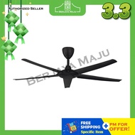Alpha 56" Cosa DC Motor 5 Blade Remote Ceiling Fan CX20 5B/56 MB (Matt Black)