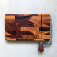 ที่ตัดชีส แผ่นรอง ตัด ชีส เนยแข็ง ตัดชีส เบเกอรี่ Cheese Slicer Board Butter Dessert Food Cutter Woo