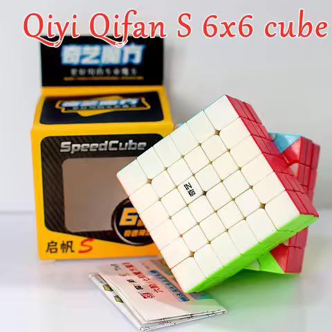 [Picube] QiYi 6x6x6 Magic Cube QiFan 6x6 7x7 8x8 9x9 Professtional Magic Speed Cube Stickerless Puzz
