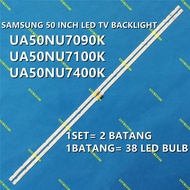 (NEW 1 SET) UA50NU7090K / UA50NU7100K / UA50NU7400K SAMSUNG 50" LED TV BACKLIGHT / LAMPU TV UA50NU70