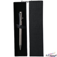 ROSEGOOD Ballpoint Pen, Grey Titanuim Alloy Pen, Daily Writing Bolt Action Pen Daily Use